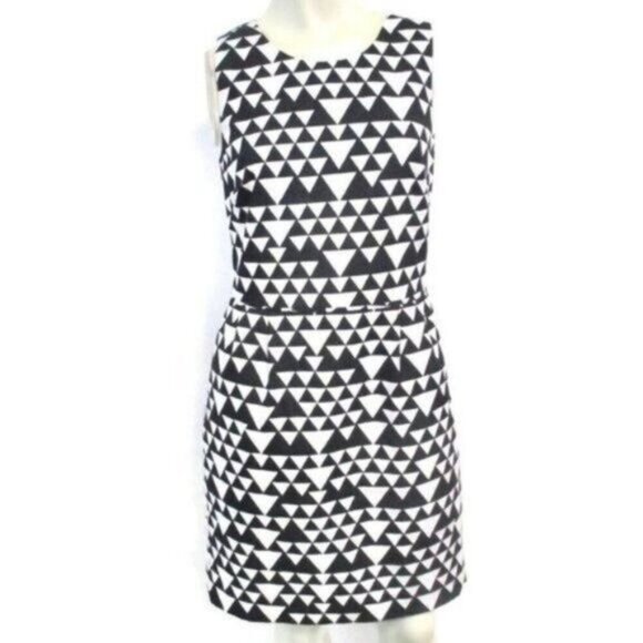 J Crew Retro Triangle Dress 2 NWT $108 - Picture 1 of 3